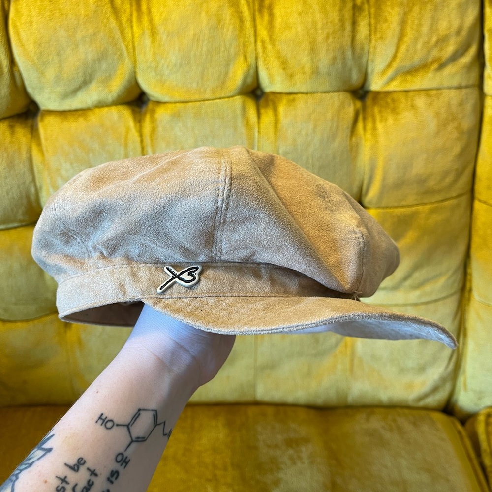 Etmar New York Tan Suede Vintage Hat